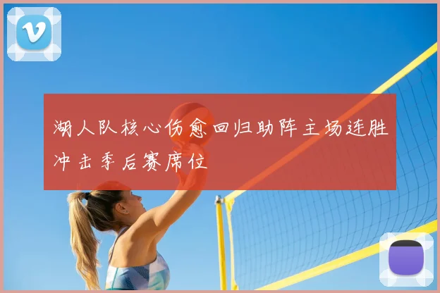 湖人队核心伤愈回归助阵主场连胜冲击季后赛席位